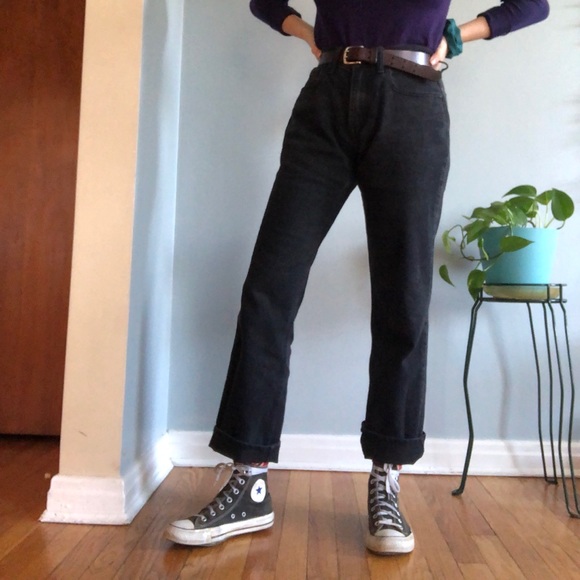 Black mom jeans old navy Clearance